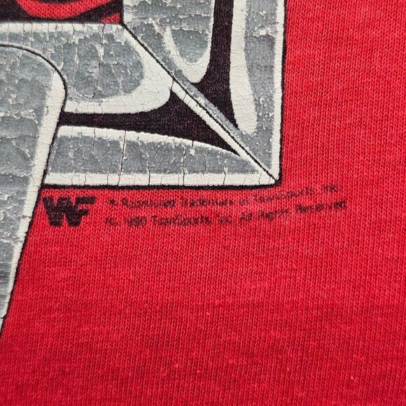 Vintage 1990 LEGION OF DOOM Road Warriors WWF T- Shirt Hawk & Animal Wrestling - Picture 11 of 16